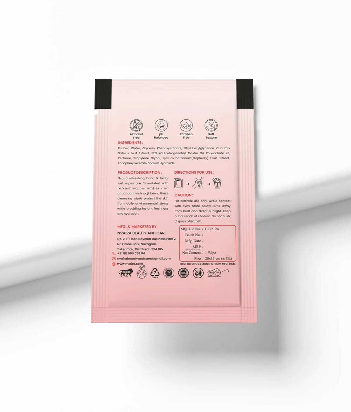 Berry Blast (Refreshing Hand & Facial Wet Wipes)