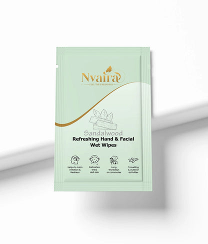 SandalWood (Refreshing Hand & Facial Wet Wipes)