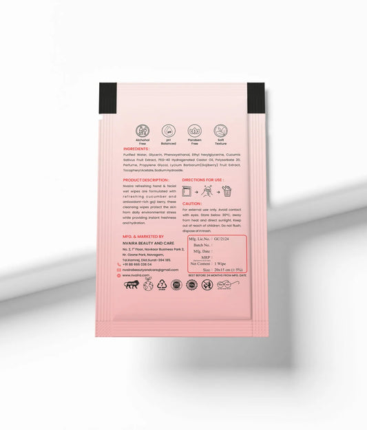 Berry Blast (Refreshing Hand & Facial Wet Wipes)